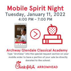 Mobile Spirit Night at chick-fil-a
