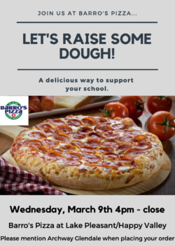 Barro's Restaurant Night on March 9
